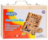 Boîte à outils en bois jouet 16 pièces pour enfants technique-2