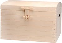 Playwood coffre de rangement jouets en bois XL blanc - grande boîte à jouets