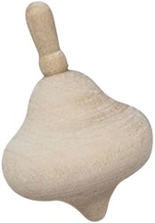 Playwood toupie en bois jouet non verni classique durable