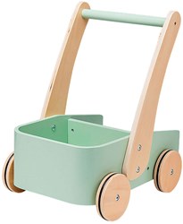 Playwood chariot de marche en bois vert pour bébés et tout-petits