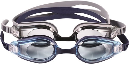 Megaform lunettes de natation compétition grises avec protection UV et pont nasal réglable