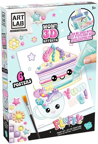 Set de peinture fluffy kit créatif pour enfants jouet créatif