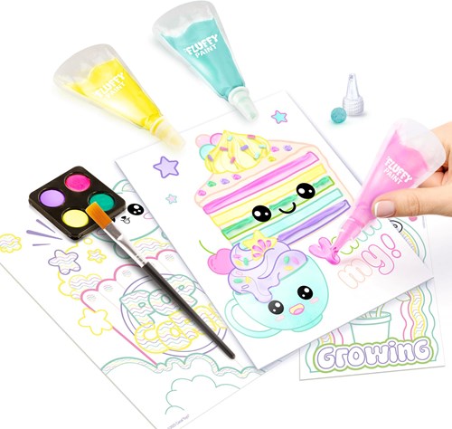 Set de peinture fluffy kit créatif pour enfants jouet créatif-2