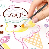 Set de peinture fluffy kit créatif pour enfants jouet créatif-3