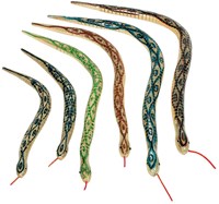 Goki jouet en bois serpent articulé coloré certifié FSC enfants