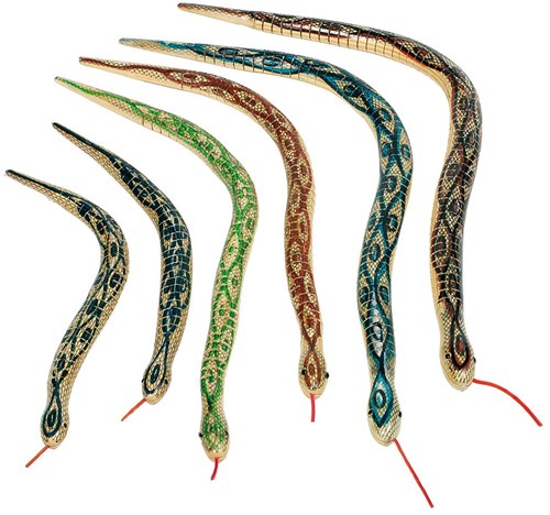 Goki jouet en bois serpent articulé coloré certifié FSC enfants