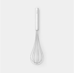 Brabantia grand fouet argenté - ustensile cuisine inox durable