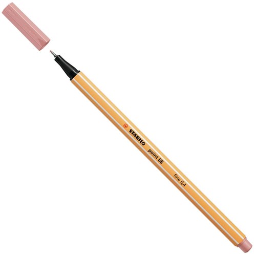 Stabilo feutre point 88 0,4 mm rose blush - accessoire d'écriture-2