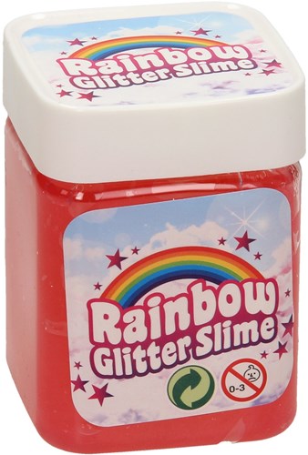 Johntoy slime arc-en-ciel pailleté pot jouet coloré