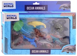 Johntoy coffret animaux marins - Animal World - jouet 8 pièces