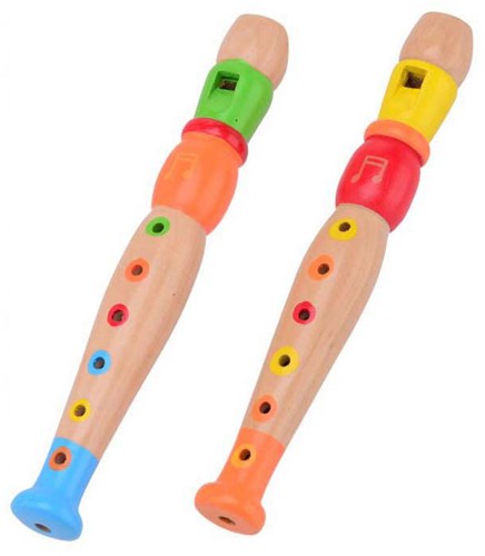 Johntoy flûte à bec en bois instrument de musique pour enfants-2