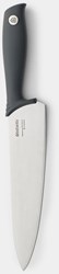 Brabantia couteau de chef Tasty+ gris foncé couteau de cuisine ergonomique acier