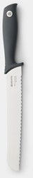 Brabantia couteau à pain Tasty+ gris foncé - trancheur de pain cuisine