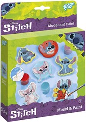 Totum Disney Stitch figurines en plâtre set créatif - peindre et mouler