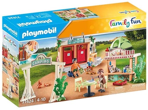 Playmobil Family Fun set de jeu camping - jouet aventure camping