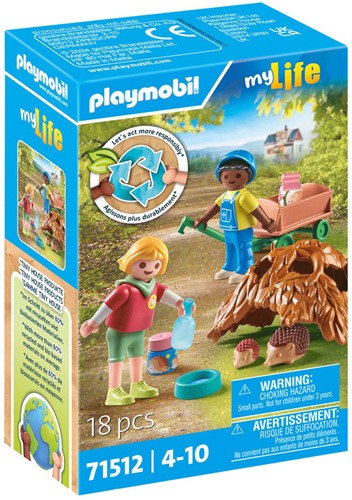 PLAYMOBIL MY LIFE: HEDGEHOG FAMILY