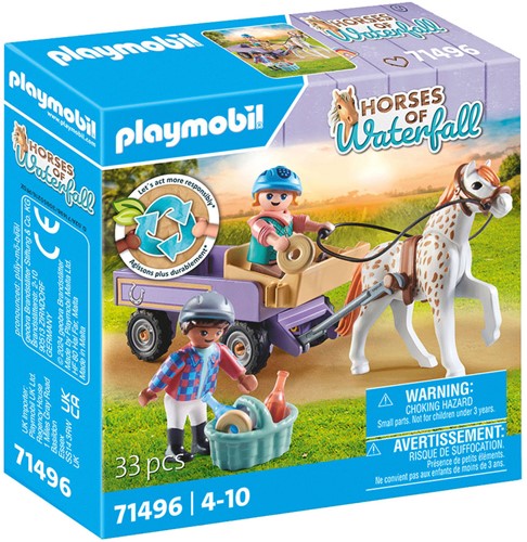 PLAYMOBIL HORSES OF WATERFALL: PONY CARRIAGE