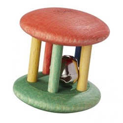 nic hochet en bois Organic Jingle Bell jouet biologique