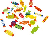 Beleduc jeu en bois XXL Candy - jeu éducatif de couleurs pour enfants-2