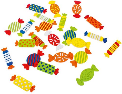 Beleduc jeu en bois XXL Candy - jeu éducatif de couleurs pour enfants-2