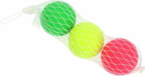 Twisk set de balles de beachball - 3 balles colorées dans un filet