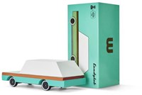 Candylab voiture en bois - voiture de course design vert teal-3