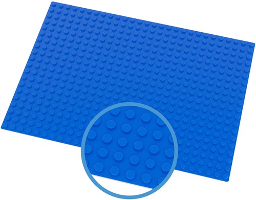 Hubelino plaque de base bleue - 560 plots - grande plaque créative