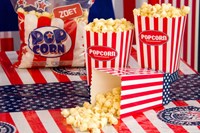 Folat boîte à popcorn USA carton 4 pièces décoration de fête-3