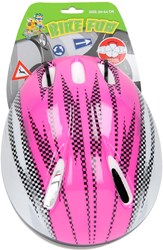 Johntoy casque vélo casque enfant taille 50-54 rose noir sécurité