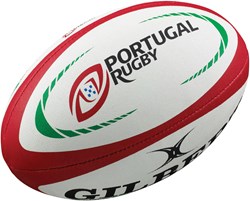 Gilbert ballon de rugby réplique Portugal taille 5 - ballon d'entraînement