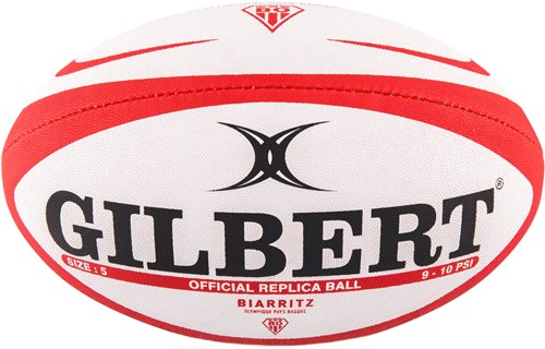 Gilbert ballon de rugby Replica Biarritz taille 5 - ballon d'entraînement et de match-2