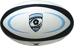 Gilbert ballon de rugby Replica Montpellier 14 taille 5 multicolore