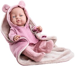 Paola Reina Pop Bebitos fille rose/tissu (45cm)