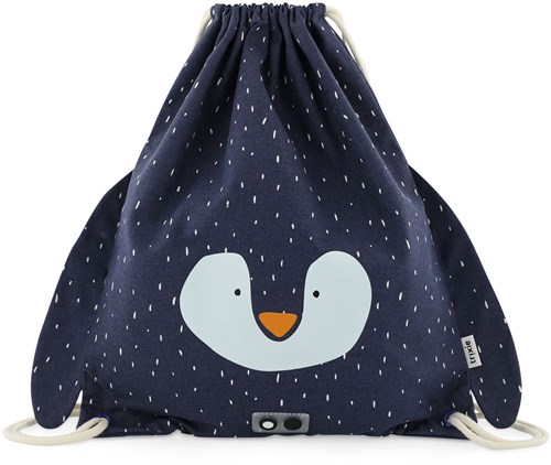 Trixie sac de sport sac de gym Mr. Penguin - déperlant - bleu - enfants