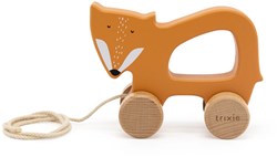 Trixie jouet à tirer en bois Mr. Fox - jouet en bois FSC orange
