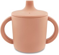 Trixie gobelet à bec en silicone rose Mrs. Cat - tasse anti-fuite bébé-2
