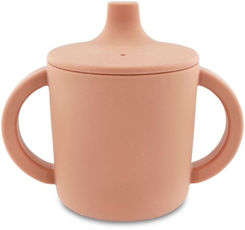 Trixie gobelet à bec en silicone rose Mrs. Cat - tasse anti-fuite bébé-2