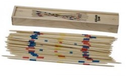 HOT Games Mikado jeu en bois dans boîte 25 cm jouet classique