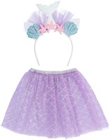 Boland déguisement sirène avec diadème et tutu pour enfants fantaisie-2