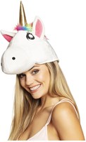 Boland - Chapeau licorne - chapeau déguisement avec corne dorée et crinière arc-en-ciel-2