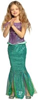 Boland costume princesse sirène enfant - robe 4-6 ans carnaval