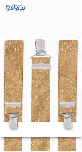 Boland bretelles or paillettes - accessoire déguisement adulte