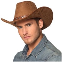 Boland chapeau de cowboy Nebraska aspect suède pour adultes - fête western-2