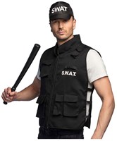 Boland casquette SWAT réglable accessoire police adulte-3