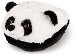 Noxxiez chauffe-pieds panda - pantoufle peluche animal jouet