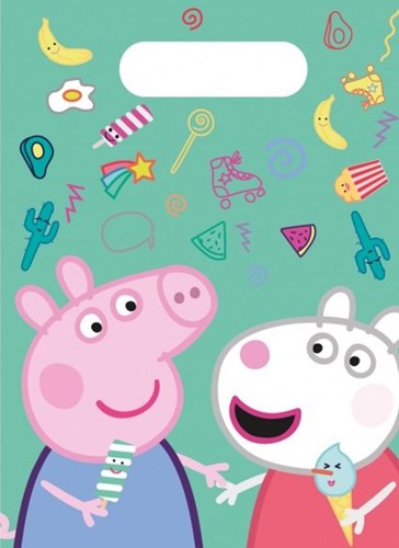 Globos sacs à surprises Peppa Pig - sachets anniversaire 6 pièces-2