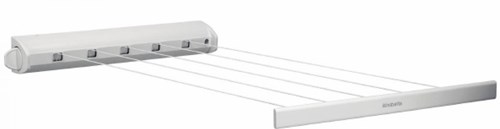 Brabantia corde à linge enroulable 22 mètres blanc - séchoir gain de place