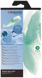 Brabantia housse de table à repasser coton D 135x45 cm vert assorti