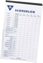 Haza bloc-notes papier pour Yahtzee 250 feuilles blanc multi