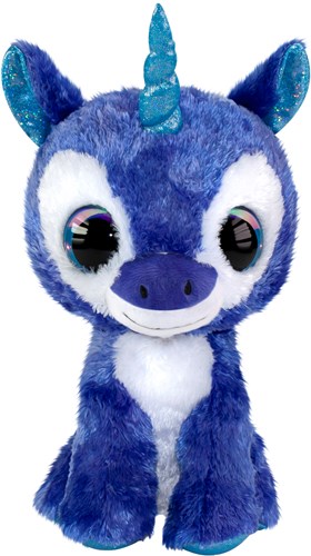 Lumo Stars peluche licorne jouet doux blanc 24cm - Unicorn Velvet